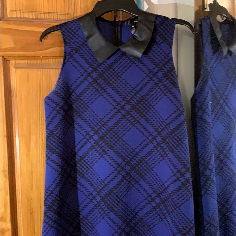 Aqua collared dress
